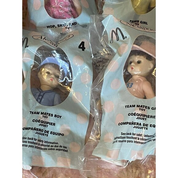 Set of 6 McDonald's 2005 Madame Alexander Sports Mini Dolls New in Packages 5" - Picture 5 of 5